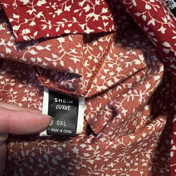 SHEIN Red Sleeveless Spaghetti Strap Sundress - Picture 5 of 6